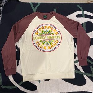 Official The Beatles Sgt Pepper pullover sweatshirt.